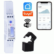 Compteur monophasé multimesure 100A sur TC fourni. Com Wifi et appli smartphone. - LETTEL - MCM1M-1100-CTW Compteur monophasé multimesure 100A sur TC fourni. Com Wifi et appli smartphone. - LETTEL - MCM1M-1100-CTW