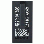 Corbeille BELLA 110 Litres anti-nuisibles avec cendrier - Gris Anthracite_0