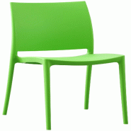 Décoshop26 - Chaise empilable design en plastique couleur vert résistant aux UV – jardin terrasse et intérieur 10_0007891 - 3000266357761