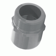 Embout PVC-C fileté mâle à coller femelle réduit PN 16 - Référence 05KIFC020016B - Diamètre 020x016x3/8"