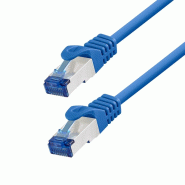 LogiLink Professional Câble patch Ultraflex, Cat.6A, S/FTP, 10 m, bleu - bleu 4052792056327