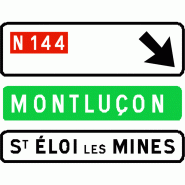 Panneau directionnel D31e - Sortie non numérotée - WP Signalisation Panneau directionnel D31e - Sortie non numérotée - WP Signalisation
