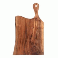 Planche à découper avec manche 50x28 cm - Wild Marron Rectangle en Bois massif - Table Passion Planche à découper avec manche 50x28 cm - Wild Marron Rectangle en Bois massif - Table Passion