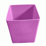 PLAST'UP ROTOMOULAGE Pot de fleurs cubio h 50cm - VIOLET - violet 0750122559343