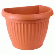Prosperplast - Pot zed TERRA 2,8 L - 22x22x16 cm, coloris Terre cuite - orange plastique polypropylène ZA3903