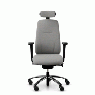 Siège de bureau "LOGIC" - Dossier haut, Sans, Noir Siège de bureau "LOGIC" - Dossier haut, Sans, Noir