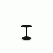 Table de café ronde 60x60 BOLT - noir