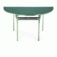 Tables pliantes demi-lune