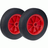 250mm 10" Inch Rubber Wheel Power Washer Generator 1 Inch Bore 250kgs (Set of 2) 250mm 10" Inch Rubber Wheel Power Washer Generator 1 Inch Bore 250kgs (Set of 2)