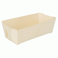 Barquette bois 12x6,2x4cm - par 500