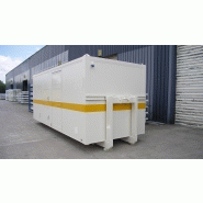 Bungalow de chantier monobloc MEGAROLS - base vie aménagée avec vestiaires, réfectoires et sanitaires_1