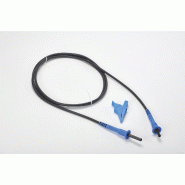 CHAUVIN ARNOUX - Cordon de mesure simplifié, haute tension 5kV - garde bleue avec pince crocodile bleue