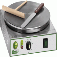 Crêpière FIMAR en acier inoxydable modèle CRPN avec plaque en fonte antidérapante ø 35 cm - 946