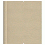 Écran de balcon beige 120x1000 cm 100% polyester oxford Modèle Balcon Lambda Prime - 4000188