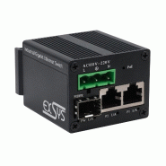 EXSYS EX-62010PoE-SFP Switch industriel Micro 2+1 ports PoE+ Gigabit EXSYS EX-62010PoE-SFP Switch industriel Micro 2+1 ports PoE+ Gigabit