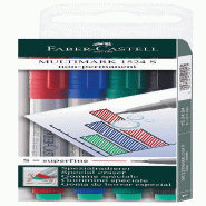Faber-Castell 152404 Feutre multiusage MULTIMARK non-permanent S étui de 4 - 152404_1_0