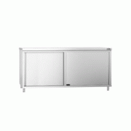 GGM Gastro Meuble bas inox central P 600 mm avec portes - 4063326064336 GGM Gastro Meuble bas inox central P 600 mm avec portes - 4063326064336