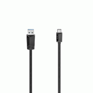 Hama 00200657 Câble USB 1 m USB 3.2 Gen 2 (3.1 Gen 2) USB A USB C Noir - noir 00200657