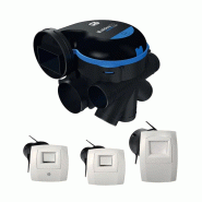 Kit VMC simple flux hygroréglable EasyHOME HYGRO PREMIUM MW Piles - Aldes - 11033034 Kit VMC simple flux hygroréglable EasyHOME HYGRO PREMIUM MW Piles - Aldes - 11033034