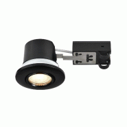 Nordlux Spot encastré luminaire UMBERTO  Aluminium Noir H. 8 IP44 -Intérieur - noir 5704924012518