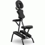 Physa - Physa Chaise De Massage Assis Pliante Pliable Portative Table Professionnelle Matériel À Domicile PHYSA MONTPELLIER BLACK (Acier, - noir 406