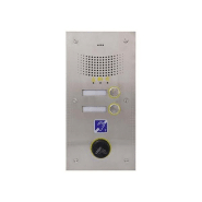 Platine vidéo 2BP pour ERP-prépayé 10ans-Boucle auditive-inox Platine vidéo 2BP pour ERP-prépayé 10ans-Boucle auditive-inox