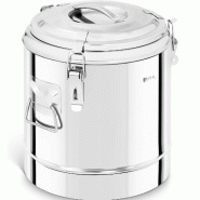 Royal Catering - Royal Catering Conteneur Isotherme Boîte Norvégienne RCTP-12E (10,5L, Fermoirs, Acier Inoxydable, Double Paroi, Chaud Jusqu'à 12 -