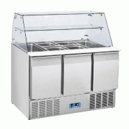 Saladette vitrine réfrigérée 3 Portes