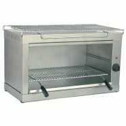 Salamandre électrique fermée - grille 600 x 300 mm - 2 niveaux - S33 - professionnelle avec résistances blindées Salamandre électrique fermée - grille 600 x 300 mm - 2 niveaux - S33 - professionnelle avec résistances blindées