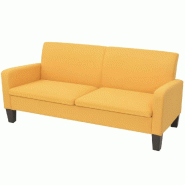 VidaXL Ensemble de canapés 2 pcs Tissu Jaune Modèle Yuna - 8719883723587