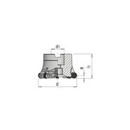 Wzt 2516 - fraise à plaquette - meusburger georg gmbh & co kg - volume de copeaux maximal