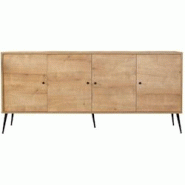 Buffet 4 portes en aggloméré Calvin Hanah Home - marron 8684283661961 Buffet 4 portes en aggloméré Calvin Hanah Home - marron 8684283661961