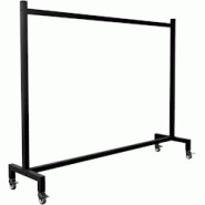 CLP Portant Gisborne Noir /150x38x120 - inox 326426 CLP Portant Gisborne Noir /150x38x120 - inox 326426