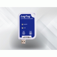 Enregistreur de température PDF multi-usages - LogTag UTRIX-16 - rapport PDF et fichier Excel automatiques, connecteur USB durable