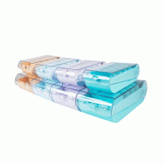 Exacompta Lot de 8 Boîte à fiches Bunny, format A7, capacité 650 fiches, coloris pastels assortis - 9002493047839