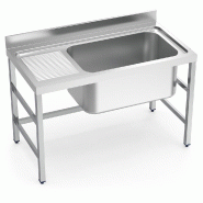 FRICOSMOS Évier de grande capacité 1C,EI 1600x700x850 mm. Dimensions de la cuve 960x500x375 mm. - inox 053608OST
