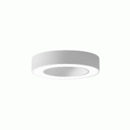 Gea Luce Plafonnier Flor P/P - Led Intégrée 30W 3000K, Gradable À Coupe De Phase, Aluminium Blanc Satiné, Diffuseur En Méthacrylate - Gealuce - b