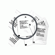Graisse silicone alimentaire pour joint de filtre à eau - 1g - Compatible eau potable Graisse silicone alimentaire pour joint de filtre à eau - 1g - Compatible eau potable