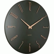 Horloge murale en métal Esmerado 60 cm vert Karlsson - vert 8714302770906 Horloge murale en métal Esmerado 60 cm vert Karlsson - vert 8714302770906