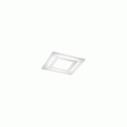 Plafonnier LED carré 30 W en métal blanc, CCT 3000/4000/6000 K, diffuseur satiné, 35 x 35 cm, design moderne - Perenz - blanc 6361 B CT