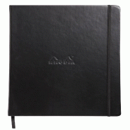 RHODIA Webnotebook Boutique noir A4, 192p./96 feuilles ivoire 90 g/m² brochées, dot grid - noir 118869C