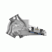 Boîtes à clapet avec joint - asymétrique - avec vérin linéaire - électrovanne à impulsion 5/2 voies - 2 fins de course magnétiques