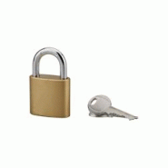 Cadenas à clé, intérieur, ovale, 38 mm, anse acier cémenté, 3 clés - SP - doré 3150268860407 Cadenas à clé, intérieur, ovale, 38 mm, anse acier cémenté, 3 clés - SP - doré 3150268860407