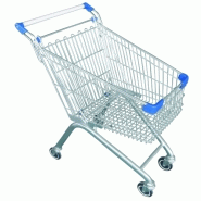 Chariots de supermarché 80 l - 840 x 530 x 950 mm - 9415