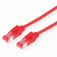 Cordon DRAKA Cat.6 (Classe E) HP-FTP, UC400, LSOH, rouge, 7 m Cordon DRAKA Cat.6 (Classe E) HP-FTP, UC400, LSOH, rouge, 7 m