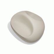 Fauteuil double in & out STONE - écru