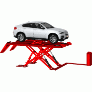 Pont ciseaux posé 4T + levage auxiliaire 3,5T ultra fin premium - 5000mm