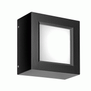 ROSSINI ILLUMINAZIONE Enter – Applique/Plafonnier Led 8,7W Anthracite 3000K Ip65 - Éclairage Extérieur Carré À Haute Résistance Aux Agents Atmo