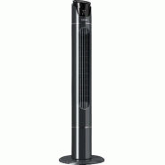 TecTake GmbH tectake Ventilateur colonne 110 cm  Gris Anthracite - noir plastique 406564