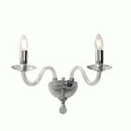 Applique Cristelle En Verre Cristal Transparent, Connexion E14 Ip20, Design Classique Avec Détails En Cristal Optique - Rossini Illuminazione - 80154